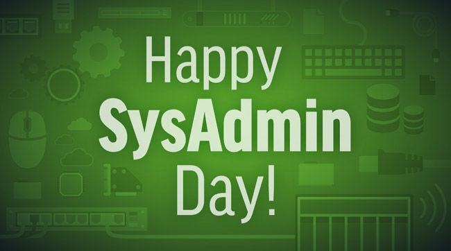 Happy sysadmin day