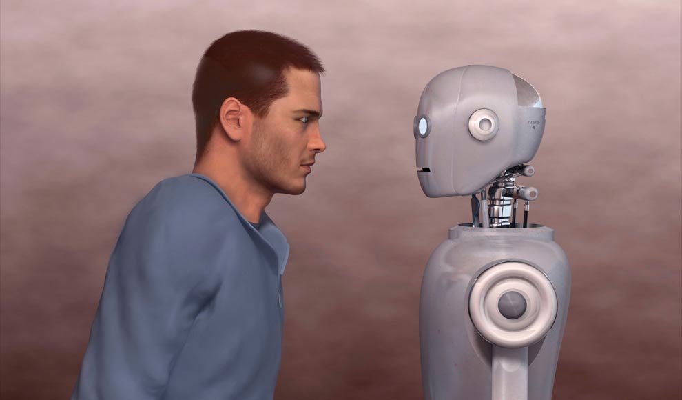 3D human vs robot