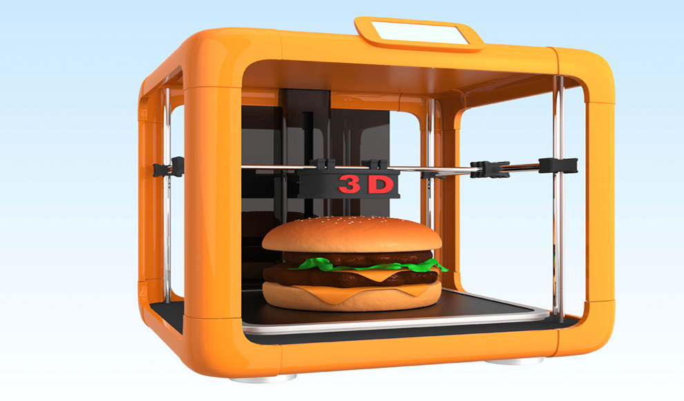 3D printing hamburger