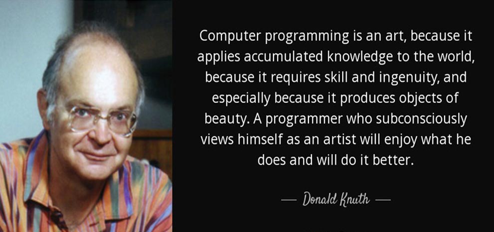 Donald Knuth quote