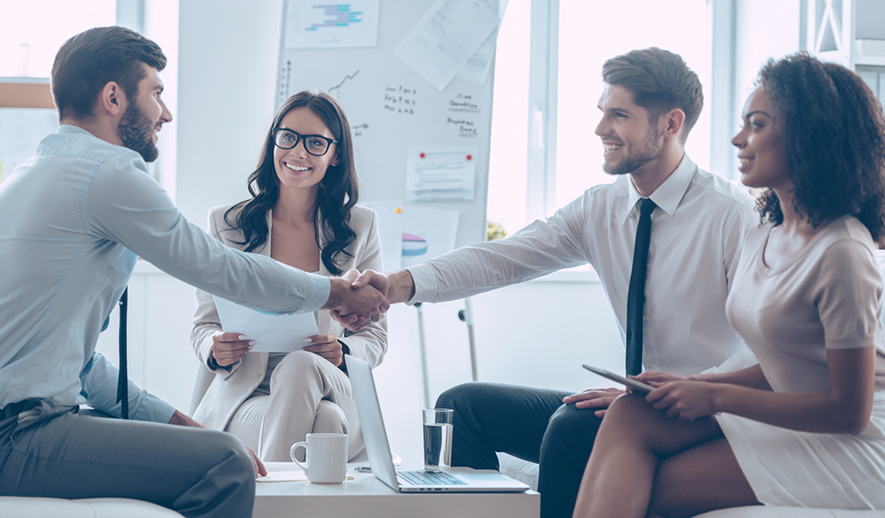 Business people in a meeting at office