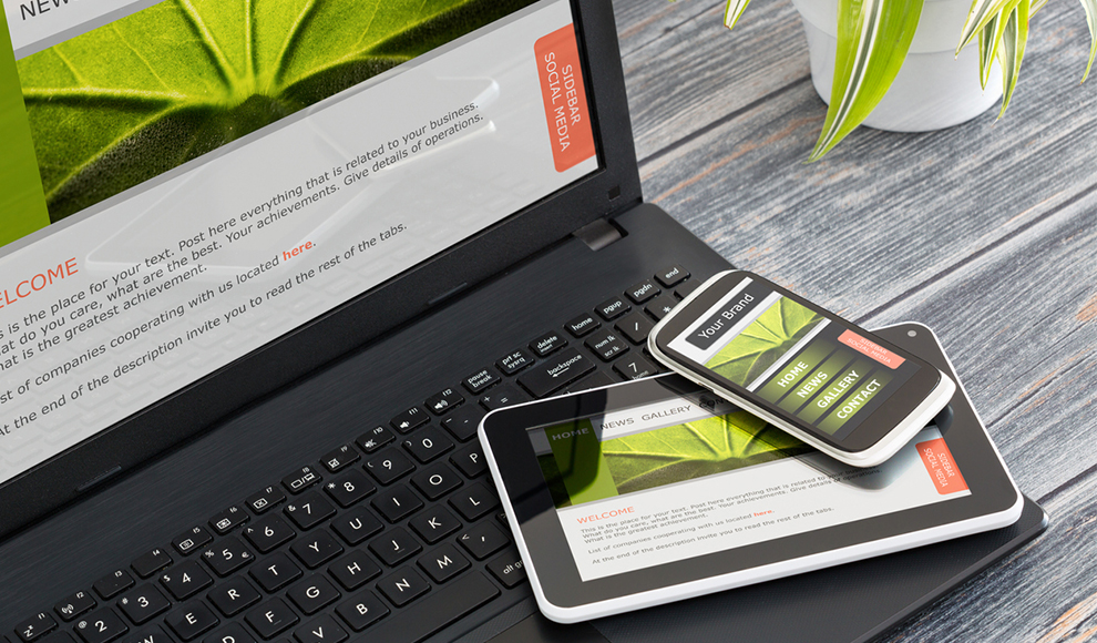 Responsive Design Laptop, Phone and Tablet