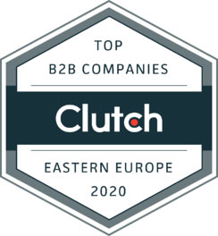 Top B2B Companies - Eastern Europe 2020 - Clutch badge
