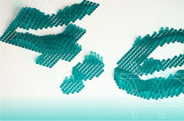 Abstract graphic symbolizing Pharma 4.0 and digitalization in manufacturing